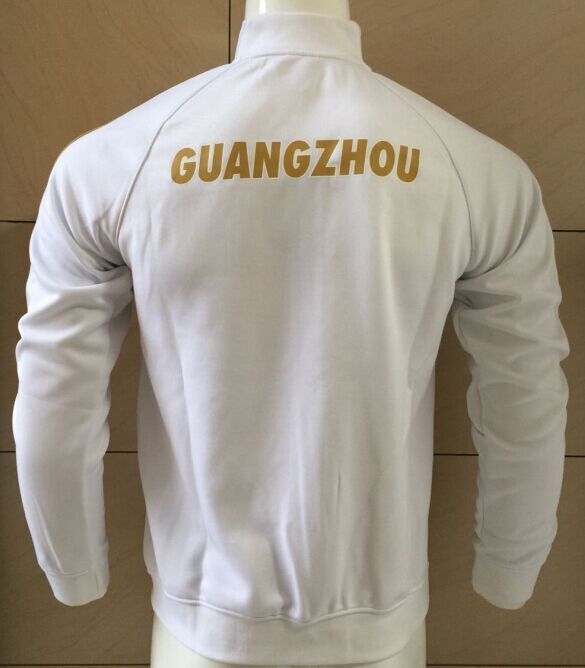 Guangzhou Evergrande 2015-16 Jacket White - Click Image to Close